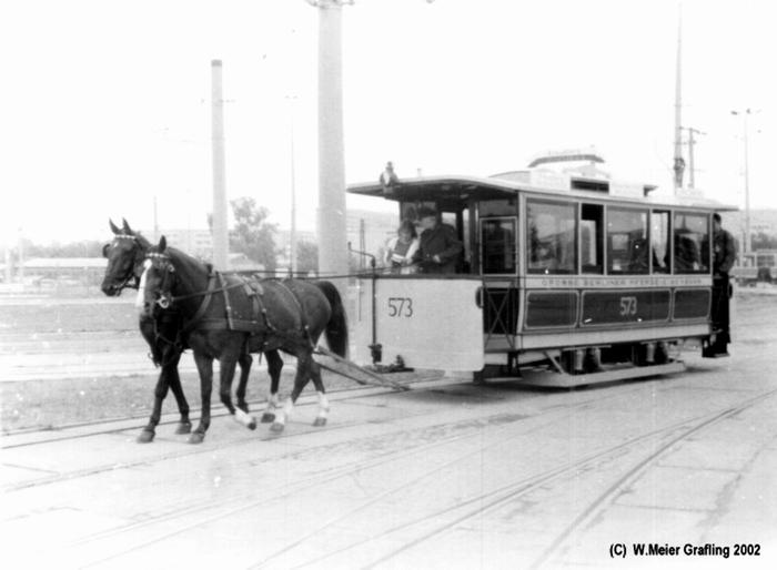 Pferdestrassenbahn BVB Berlin 1990